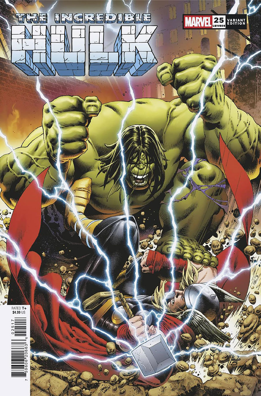 Incredible Hulk Vol 5 #25 Cover E Incentive Paulo Siqueira Variant Cover
