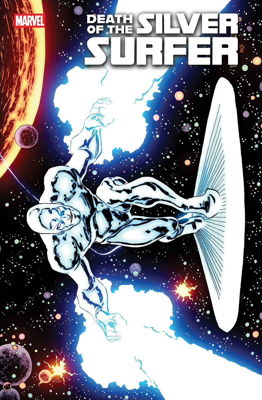 Death Of The Silver Surfer #1 Cover F Incentive John Romita Jr Hidden Gem Variant Cover