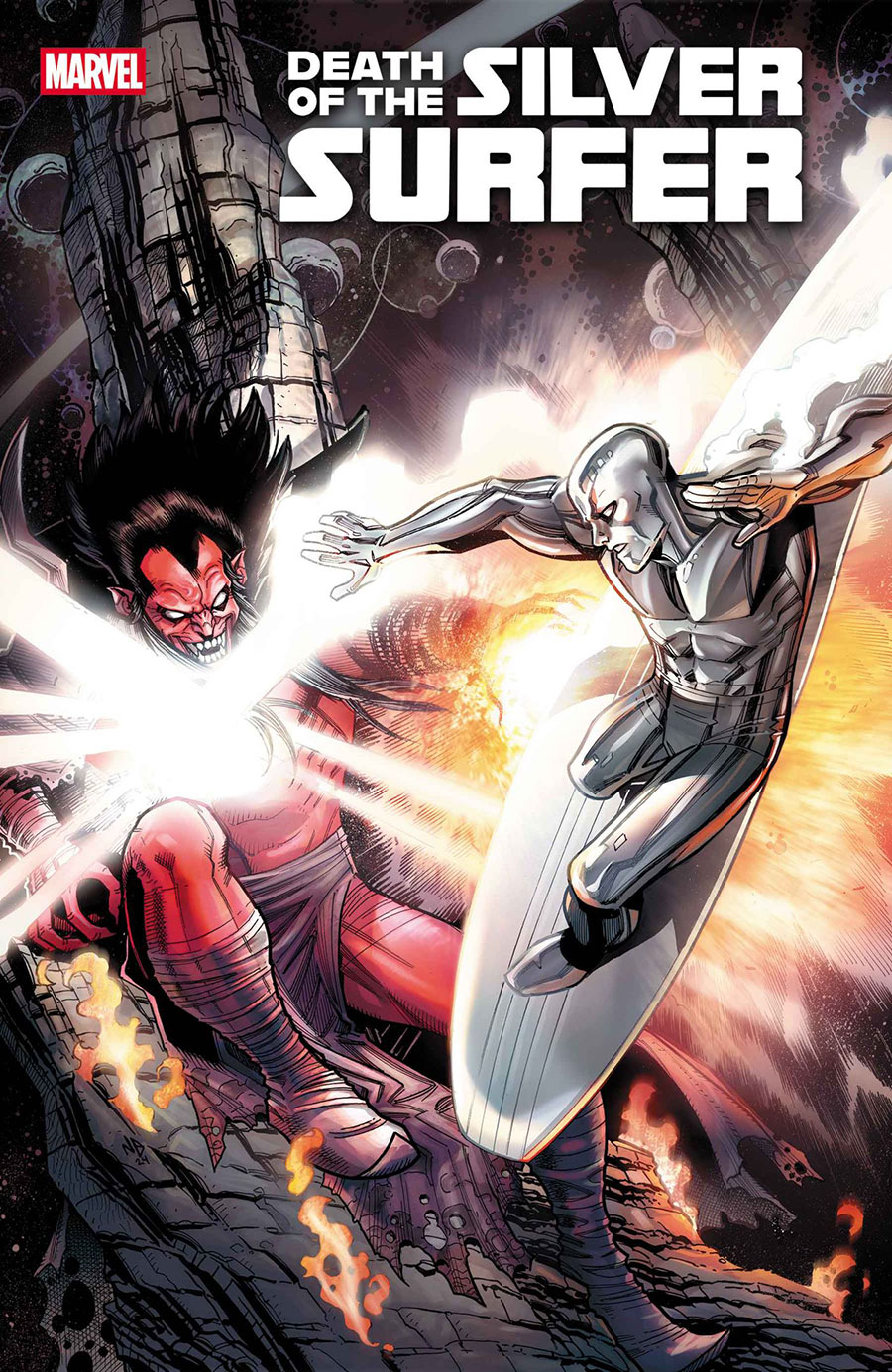 Death Of The Silver Surfer #1 Cover E Incentive Nick Bradshaw Variant Cover