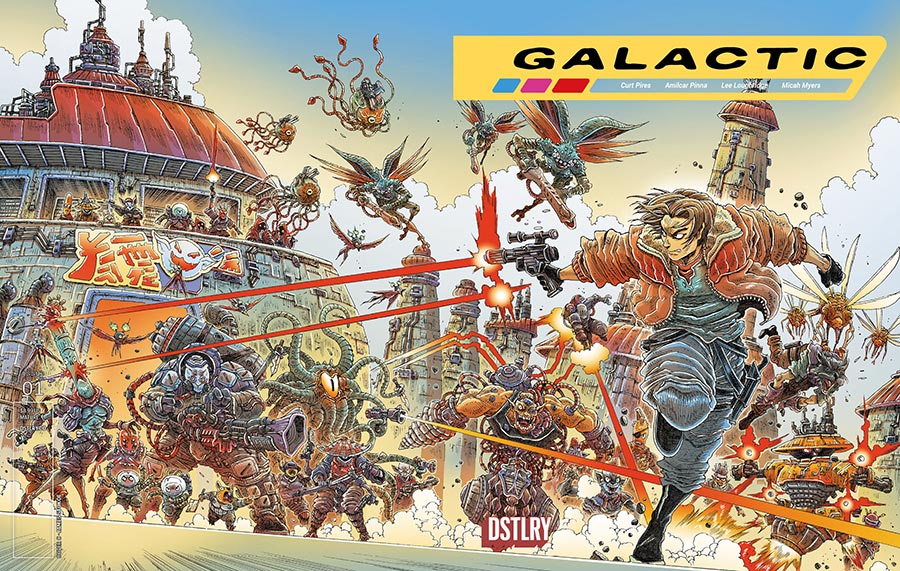 Galactic #1 Cover C Incentive James Stokoe Wraparound Variant Cover