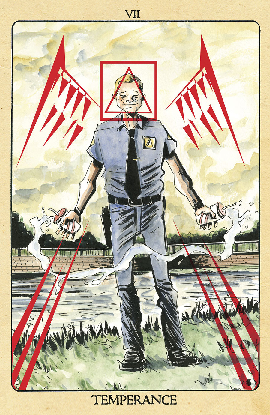 Minor Arcana #7 Cover D Incentive Jeff Lemire Tarot Card Virgin Variant Cover