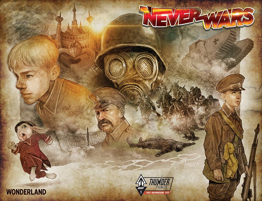 Neverwars #1 Georgie Bird / Wonderland Cover B Variant Erwin Arroza Wraparound Cover - RESOLICITED
