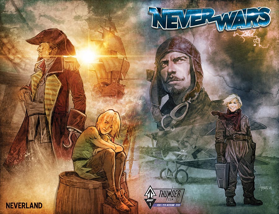 Neverwars #1 Petr Pan / Neverland Cover B Variant Erwin Arroza Wraparound Cover - RESOLICITED