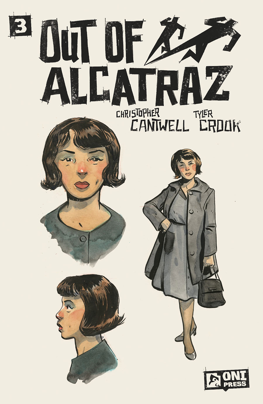 Out Of Alcatraz #3 Cover C Incentive Tyler Crook Sketchbook Variant Cover