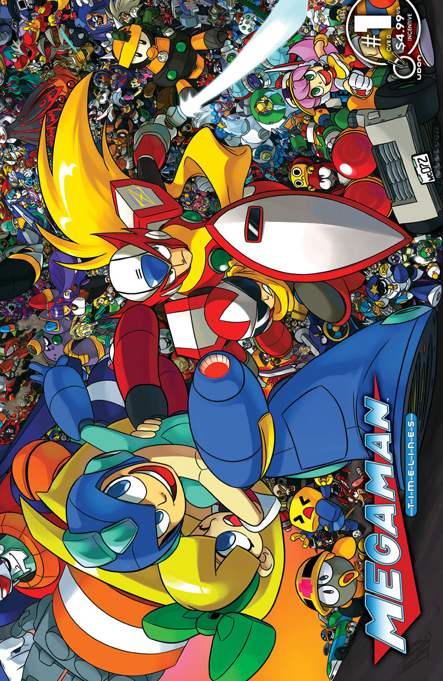 Mega Man Timelines #1 (One Shot) Cover D Incentive Andrew Dickman Wraparound Variant Cover