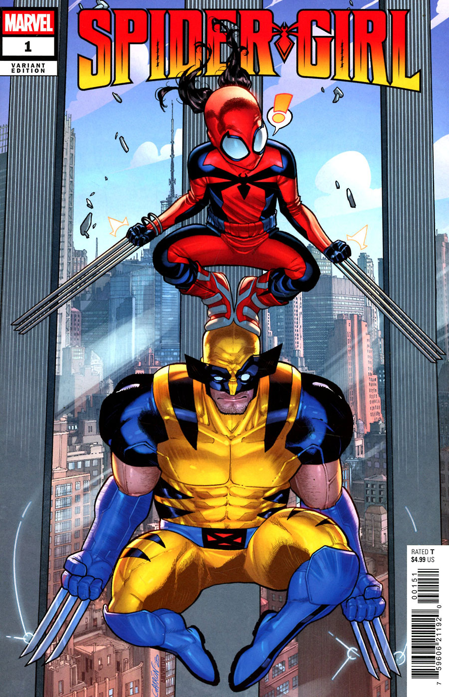 Spider-Girl Vol 3 #1 Cover D Variant Javier Garron Spider-Girl Funhouse Mirror Cover