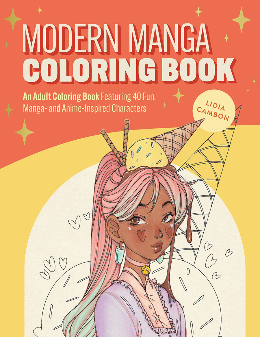Modern Manga Coloring Book Pop Manga And Anime-Inspired Coloring Book For Teens And Adults TP