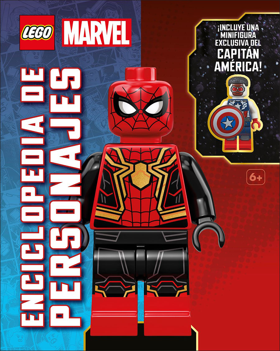 Lego Marvel Enciclopedia De Personajes (Character Encyclopedia) HC Con Una Minifigura Exclusiva De Lego Marvel