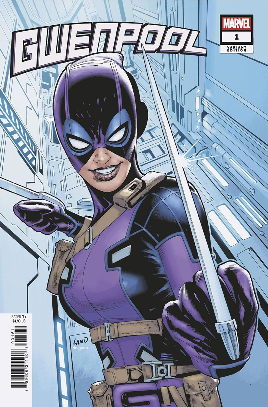 Gwenpool Vol 2 #1 Cover E Variant Greg Land Cover