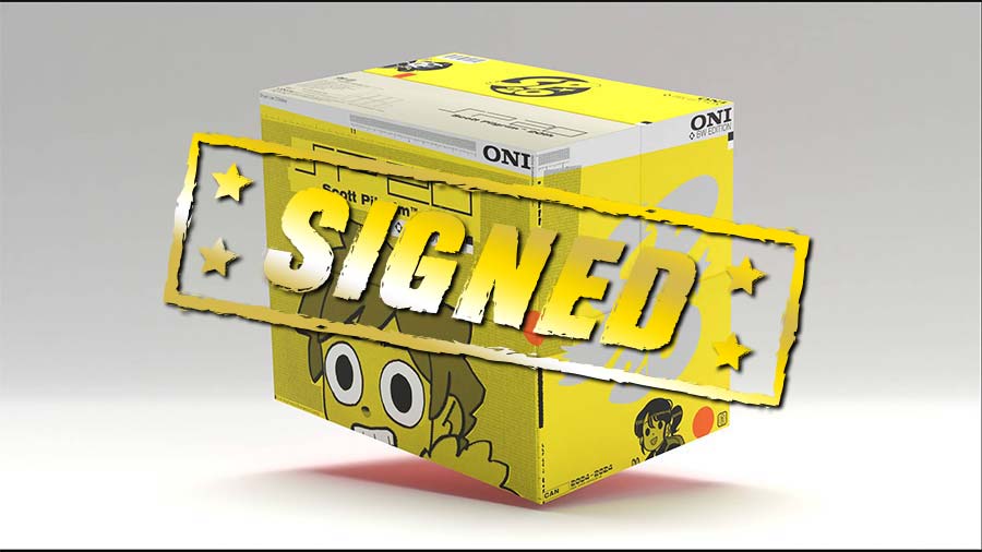 Scott Pilgrim 20th Anniversary Black & White HC Box Set Signed By Bryan Lee O Malley