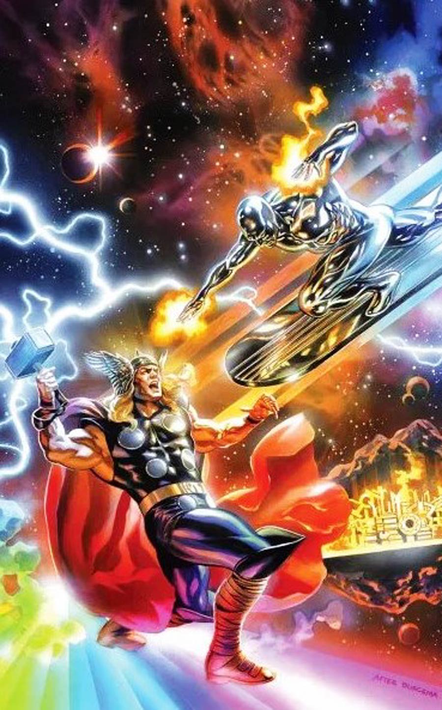 Silver Surfer Ghost Light #5 Cover D BigTimeCollectibles Felipe Massafera Virgin Cover