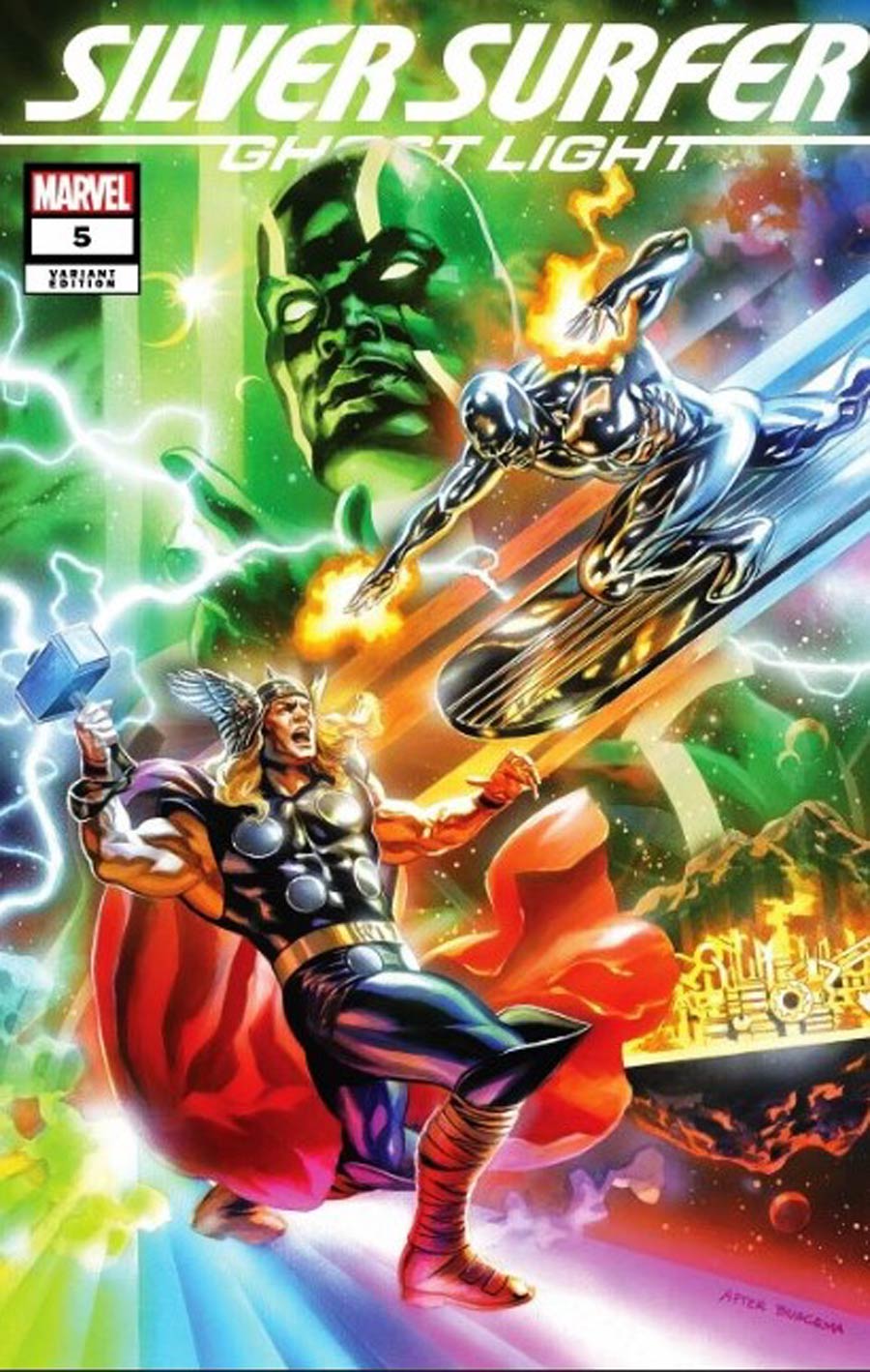 Silver Surfer Ghost Light #5 Cover E BigTimeCollectibles Felipe Massafera Exclusive Cover