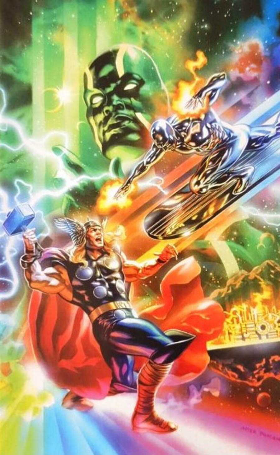 Silver Surfer Ghost Light #5 Cover F BigTimeCollectibles Felipe Massafera Exclusive Virgin Cover