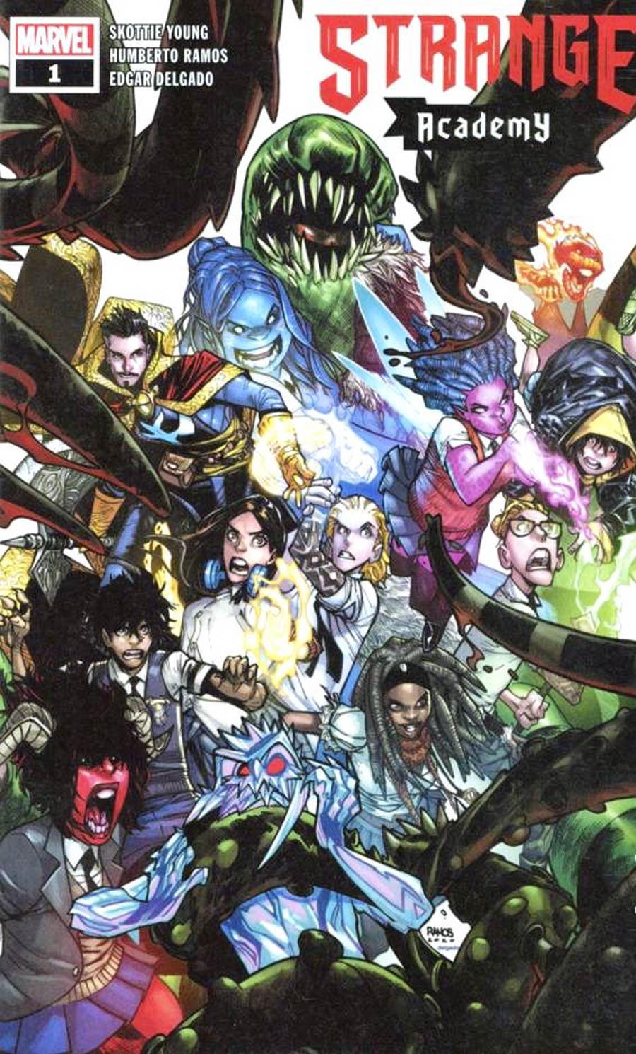 Strange Academy #1 Cover M Walmart Variant Red Logo