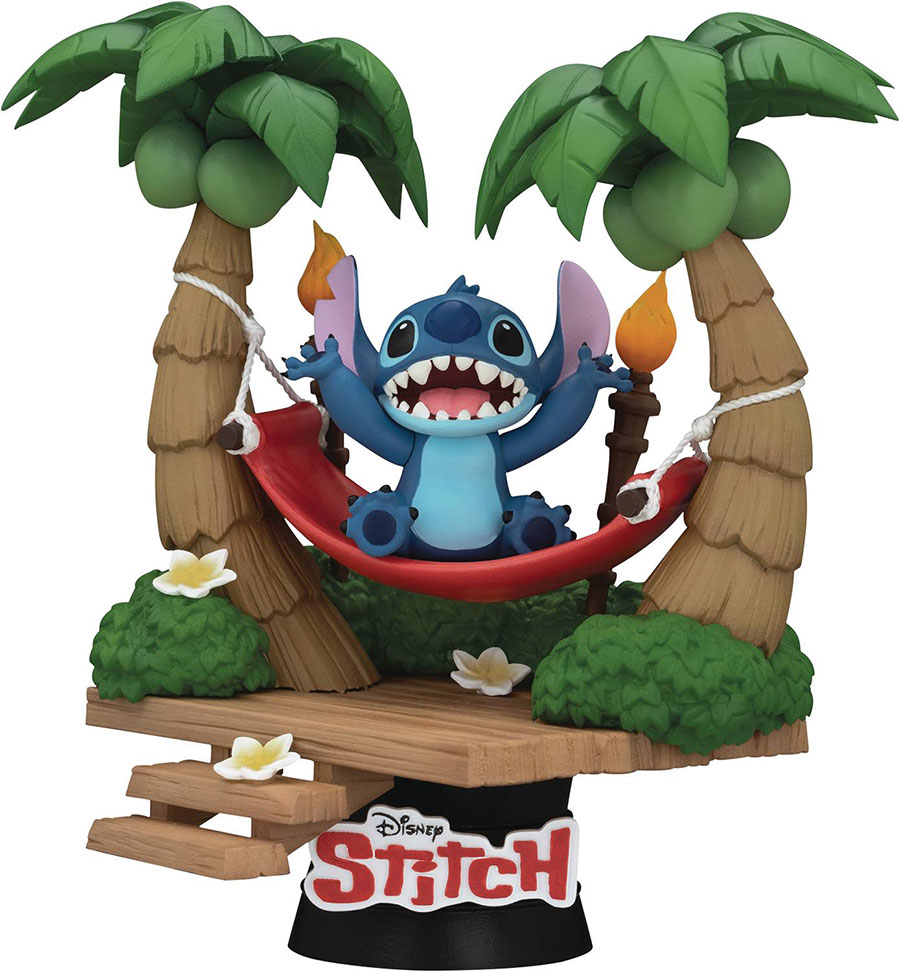 Lilo & Stitch DS-147-Stitch Hammock D-Stage Series Statue