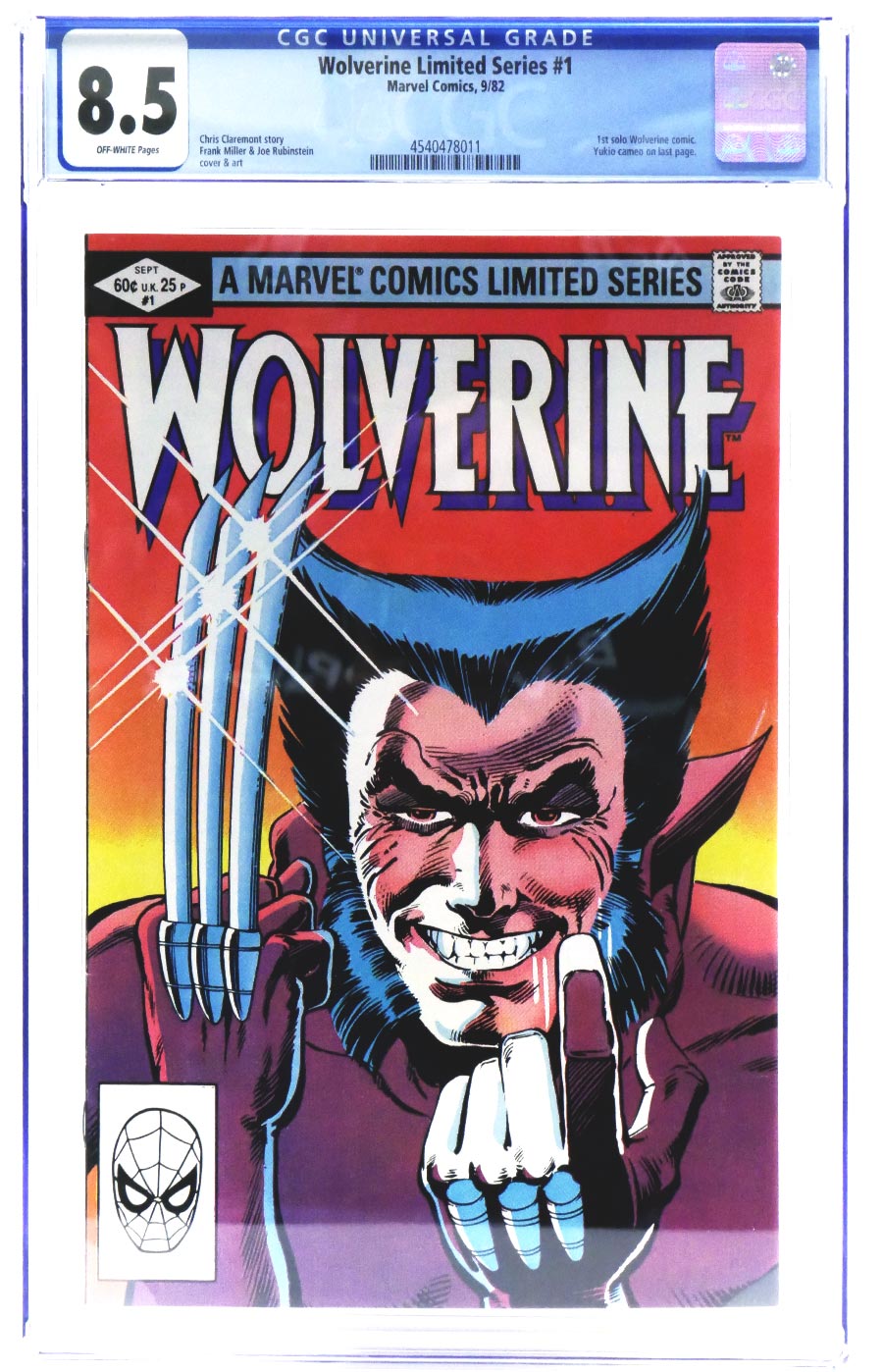 Wolverine #1 Cover N CGC 8.5