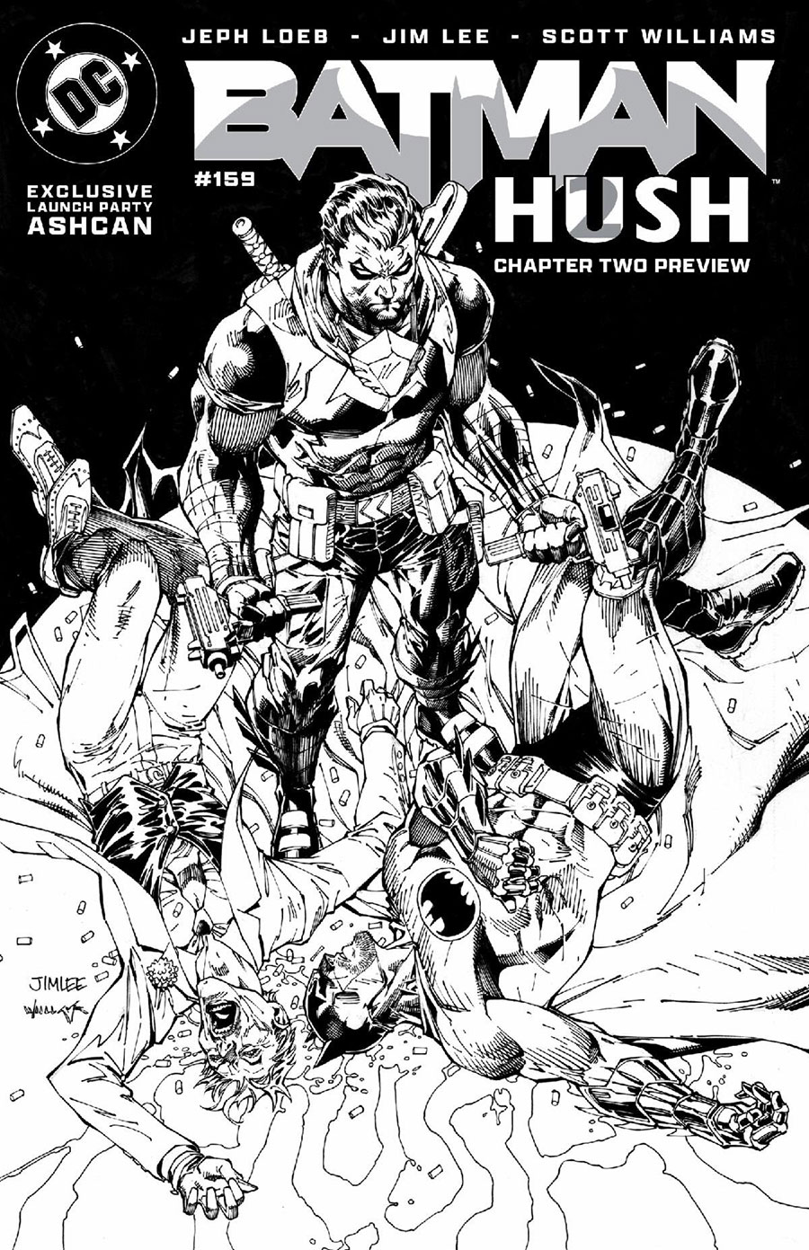 Batman Black & White Launch Party Ashcan Vol 3 #159 (DC All In)(Hush 2 Part 2)