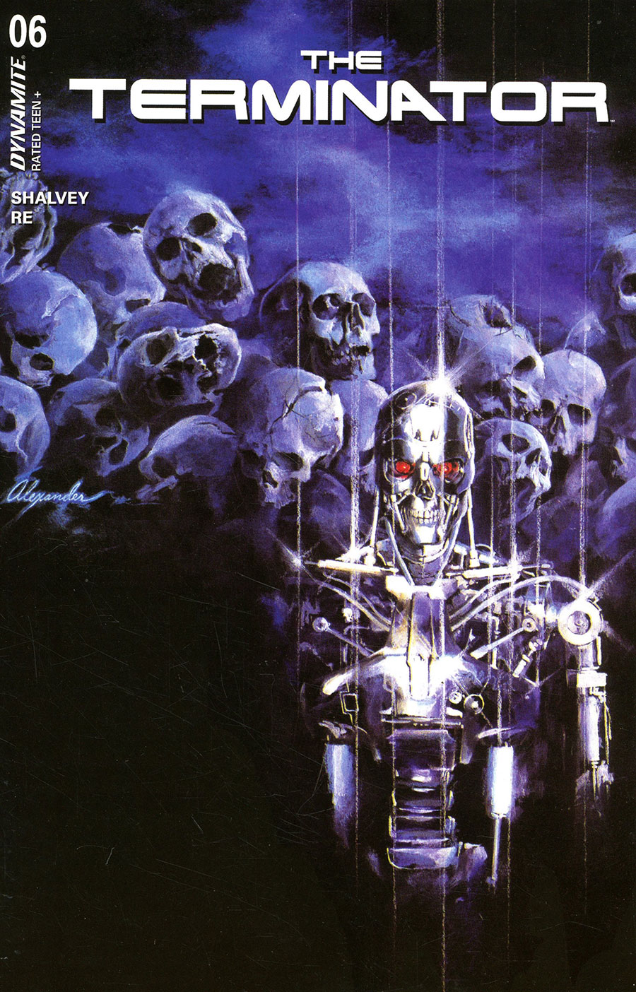 Terminator Vol 4 #6 Cover P Variant Alex Ross Burning Earth Icon Cover