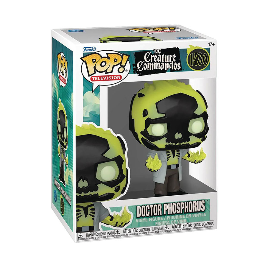 POP Television Creature Commandos Dr Phosphorus Vinyl Figure