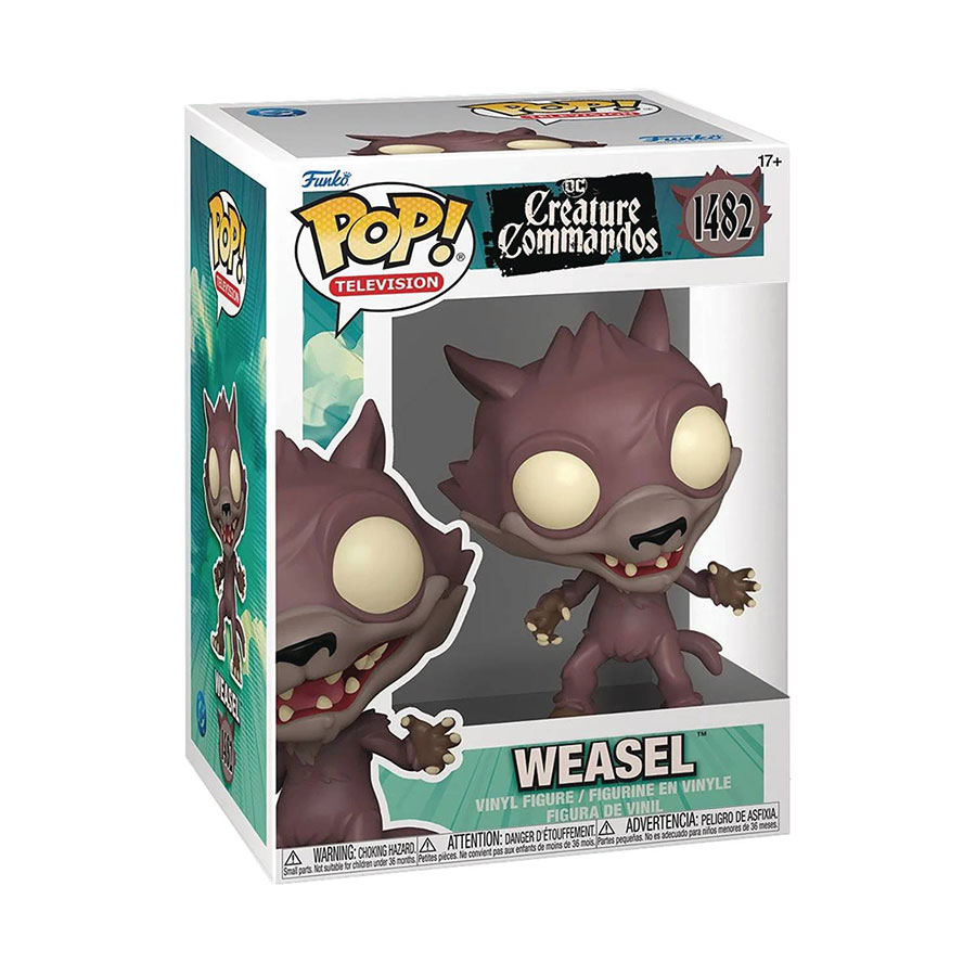 POP Television Creature Commandos Weasel Vinyl Figure