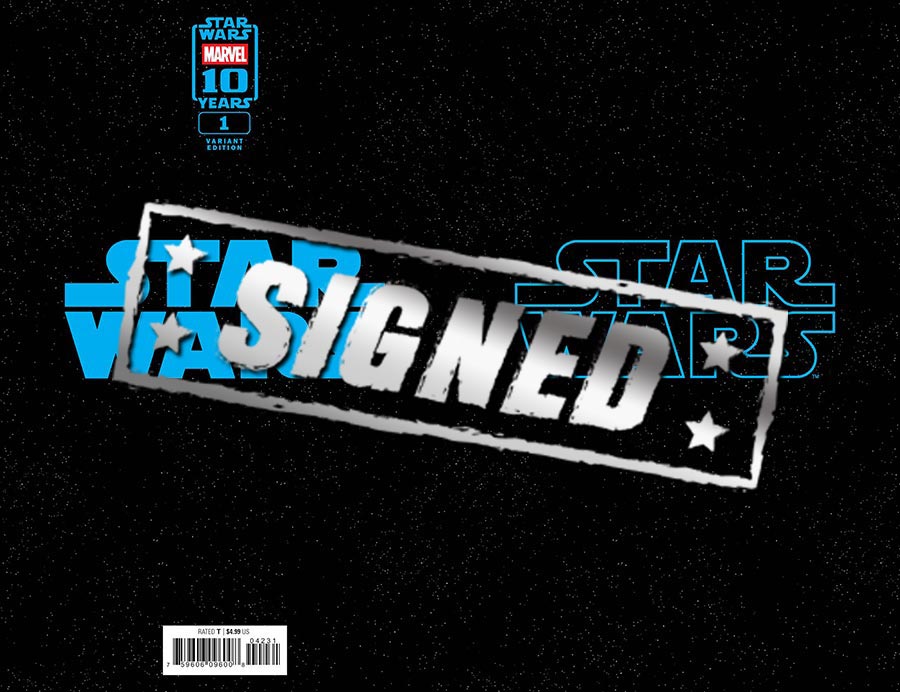 Star Wars Vol 6 #1 Cover V Variant Logo Cover Signed By Alex Segura