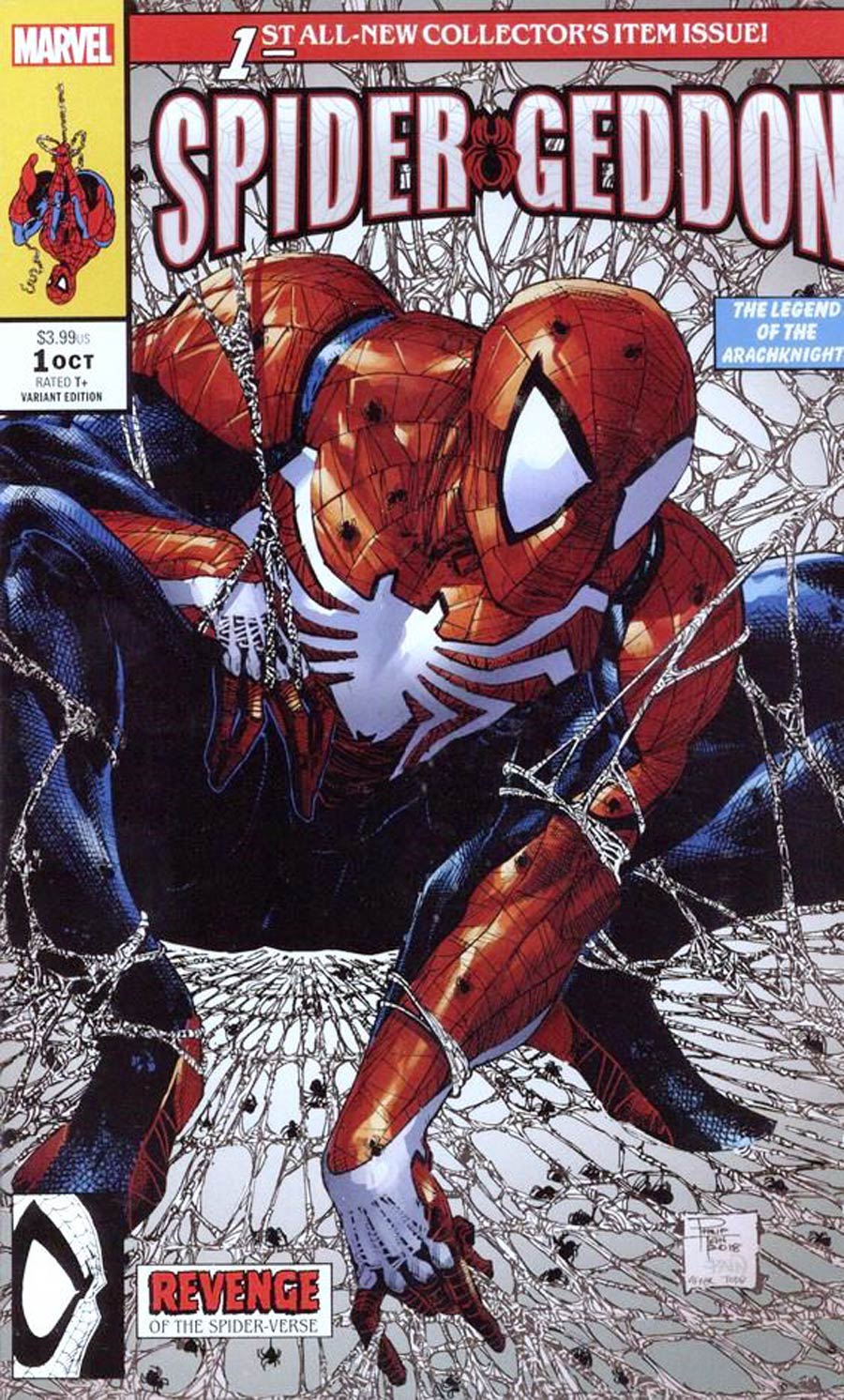 Spider-Geddon #1 Cover O Variant Cover by Philip Tan with CoA