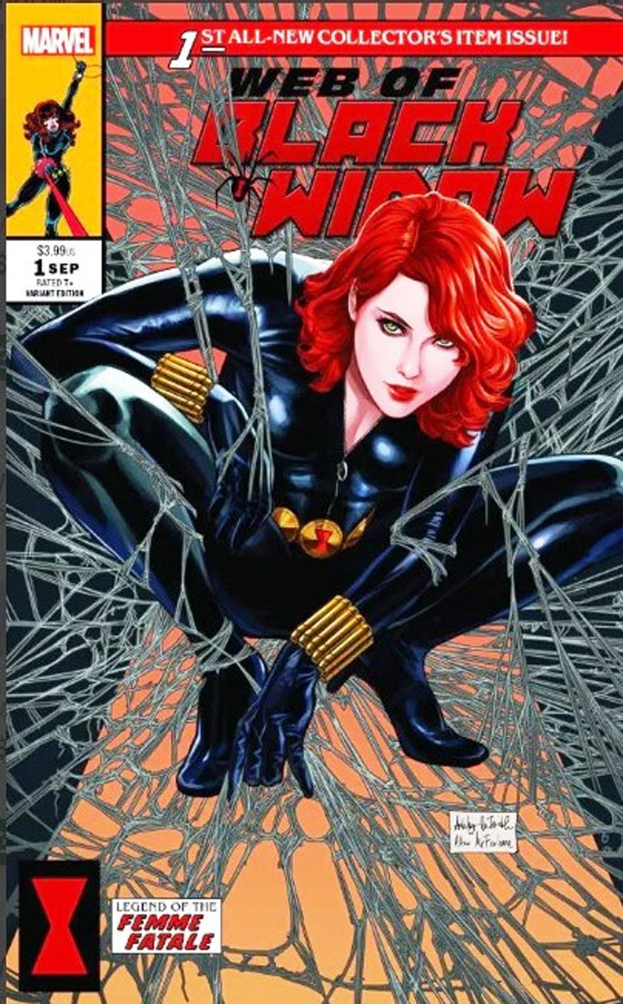 Web of Black Widow #1 Cover F Cover by Ashley Witter