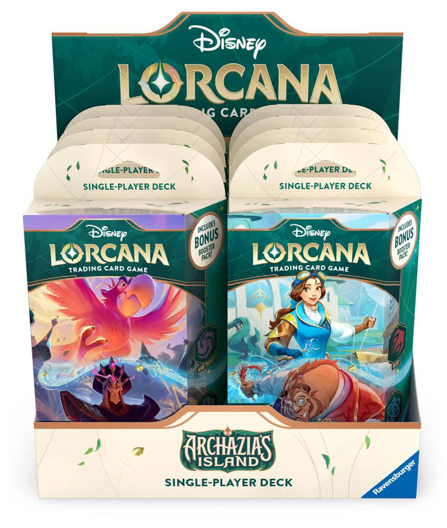 Disney Lorcana Archazias Island Starter Deck Display (8-Count)