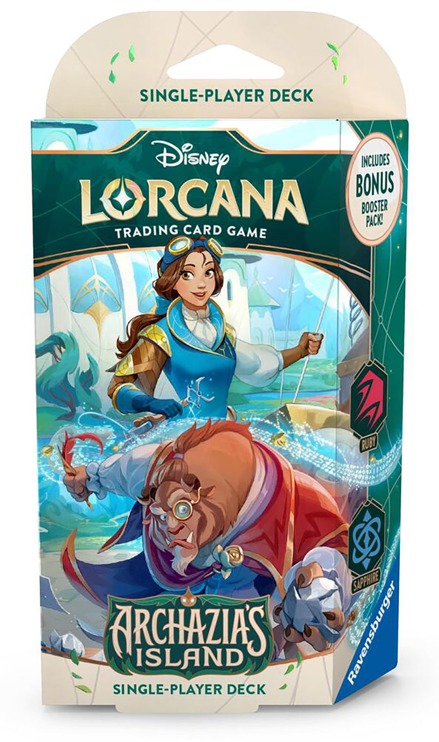 Disney Lorcana Archazias Island Starter Deck - An Inventive Pair