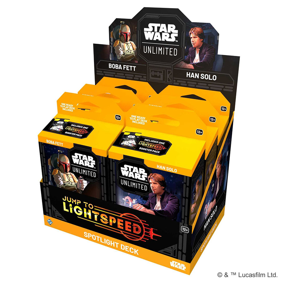 Star Wars Unlimited Jump To Lightspeed Spolight Decks (6-Count)