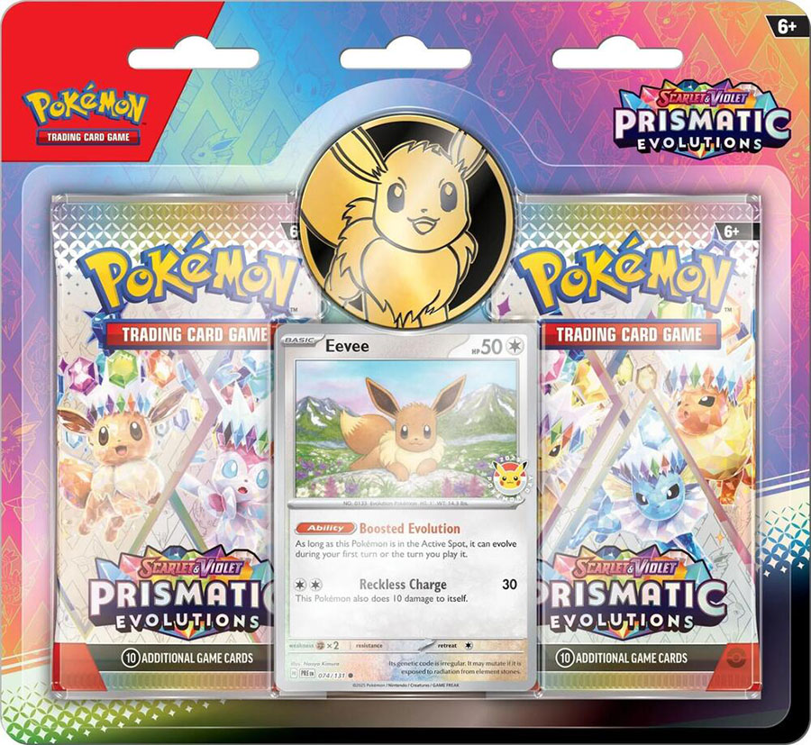 Pokemon Scarlet and Violet 8.5 Prismatic Evolutions 2 Pack Blister