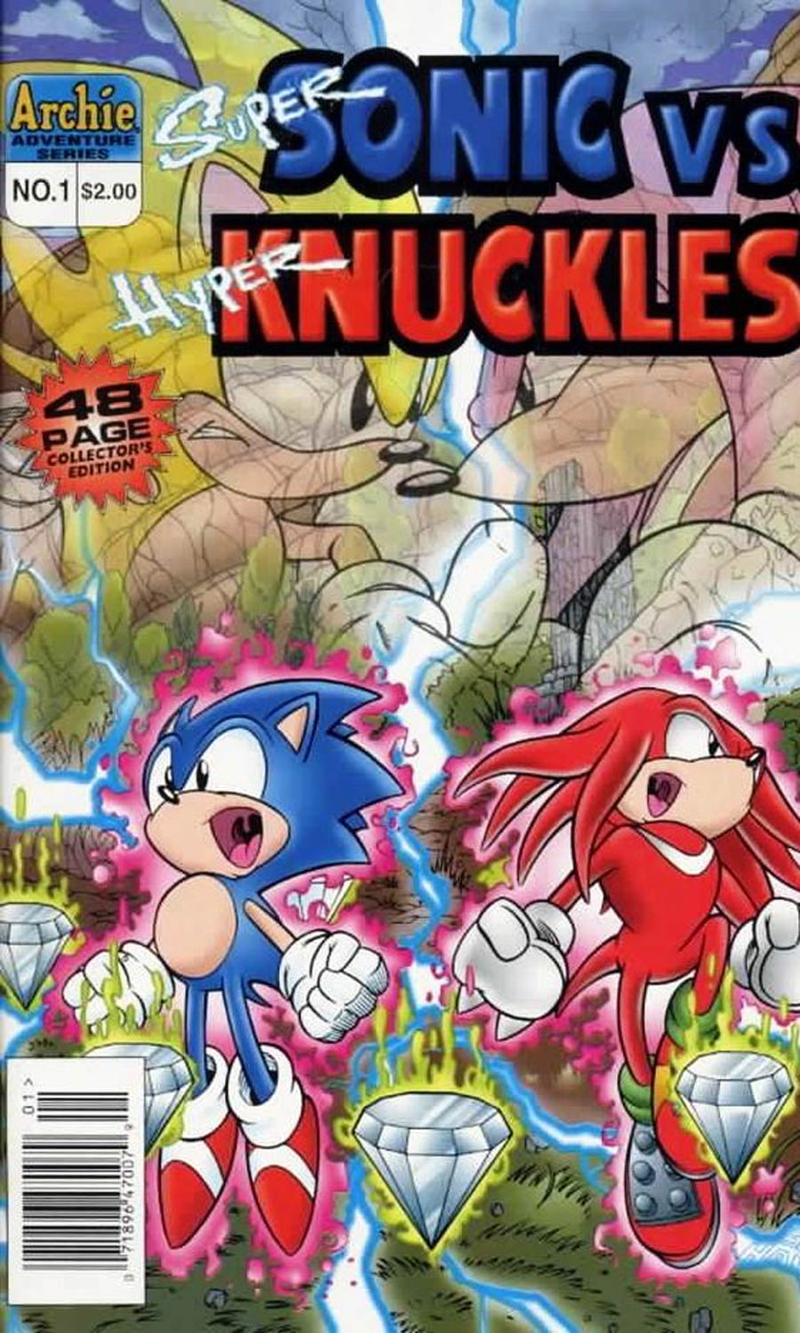Super Sonic vs Hyper Knuckles #1