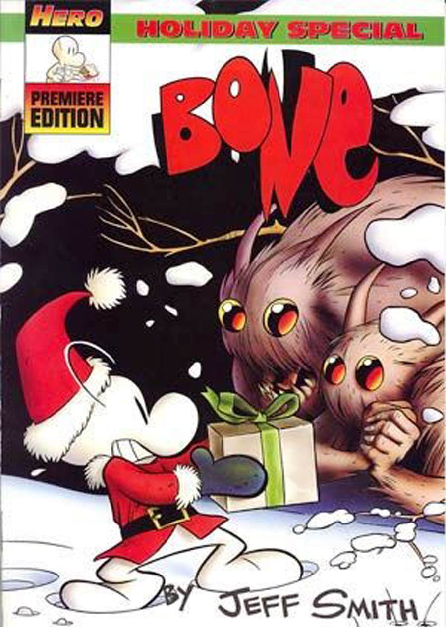 Bone Holiday Special #1 Cover B Signed and Remarked by Jeff Smith (with CoA)