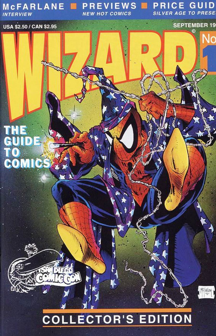 Wizard Comics Magazine #1 Cover F San Diego Comic Con Exclusive without Poster