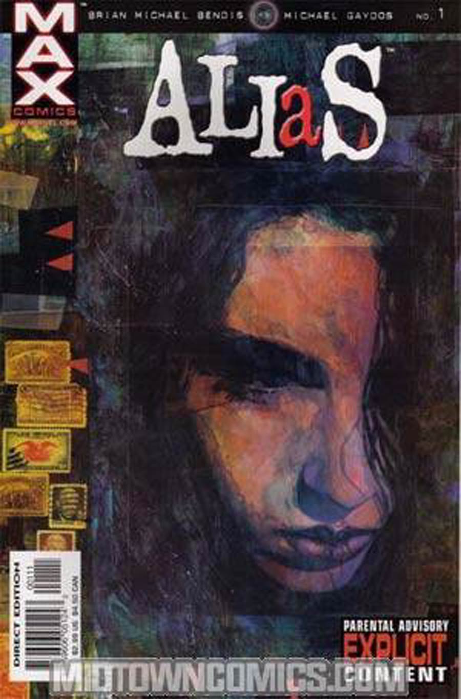 Alias (MAX) #1 Cover B Signed by David Mack (with CoA)