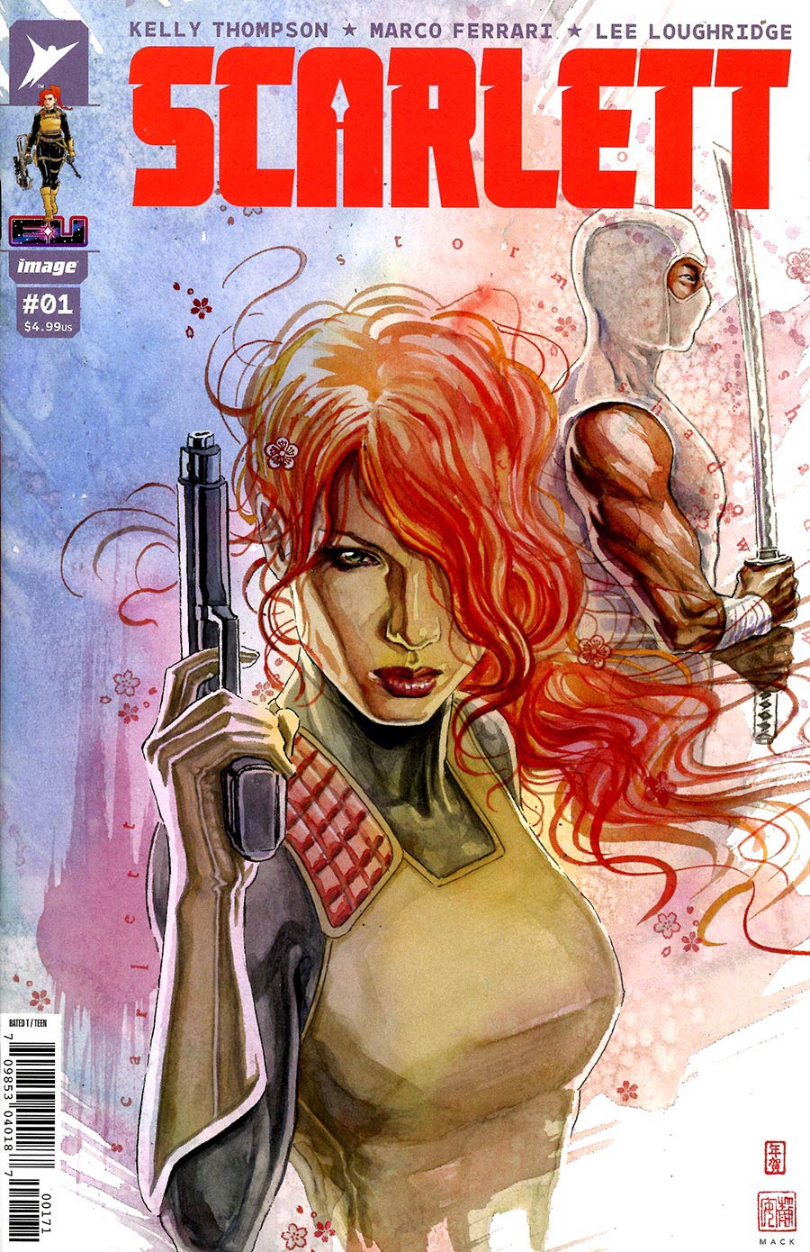 Scarlett (GI Joe) #1 Cover N Incentive David Mack Variant Cover Signed by David Mack (w/CoA)