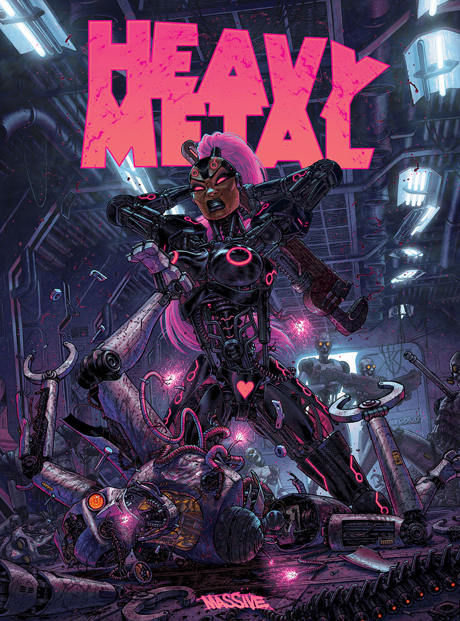 Heavy Metal Magazine #1 Cover H Massive Select Exclusive Tony Moore Homage Variant Cover