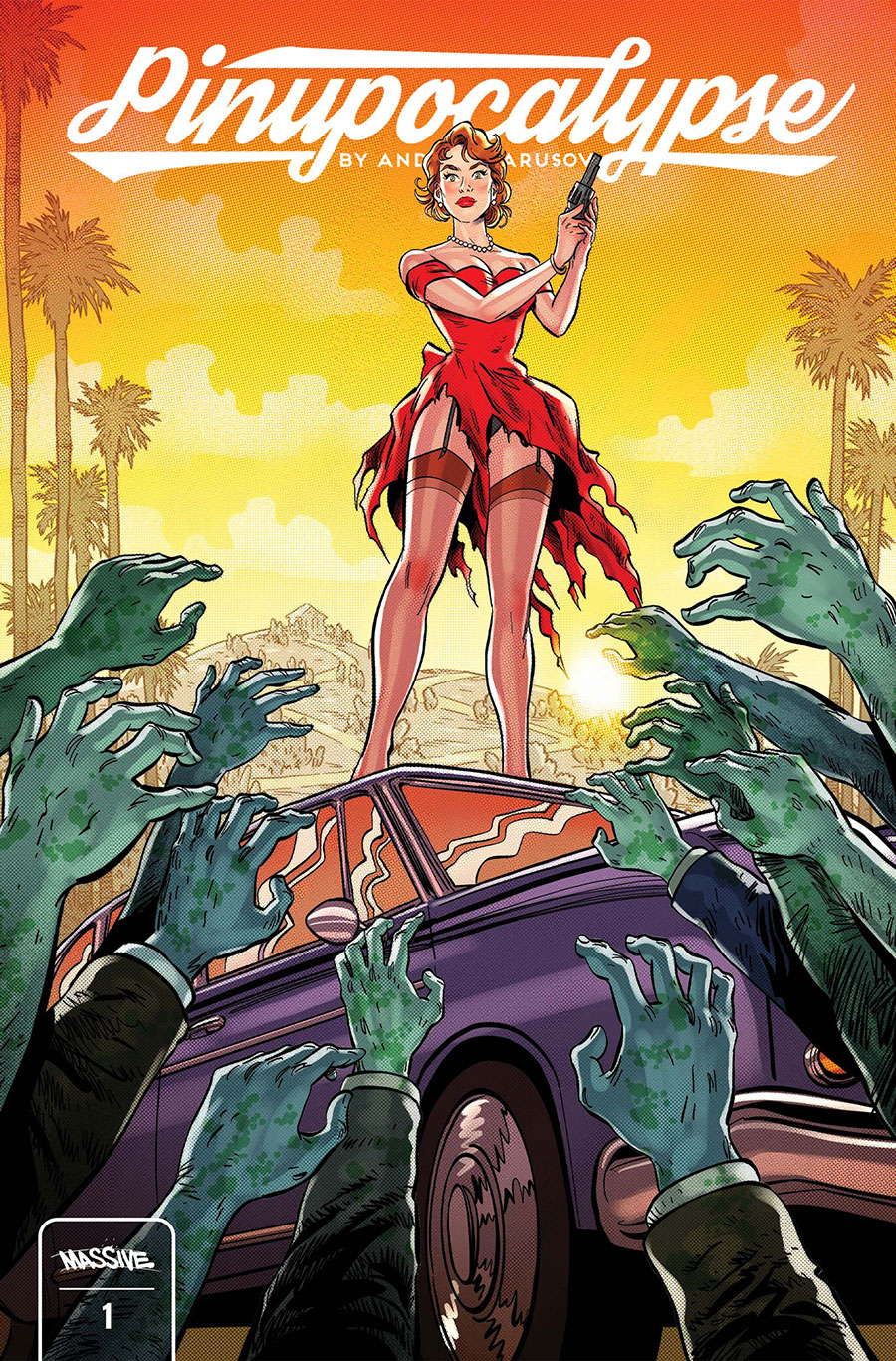 Pinupocalypse #1 Cover K 2nd Ptg A Andrew Tarusov Reprise Lunar Exclusive Variant Cover