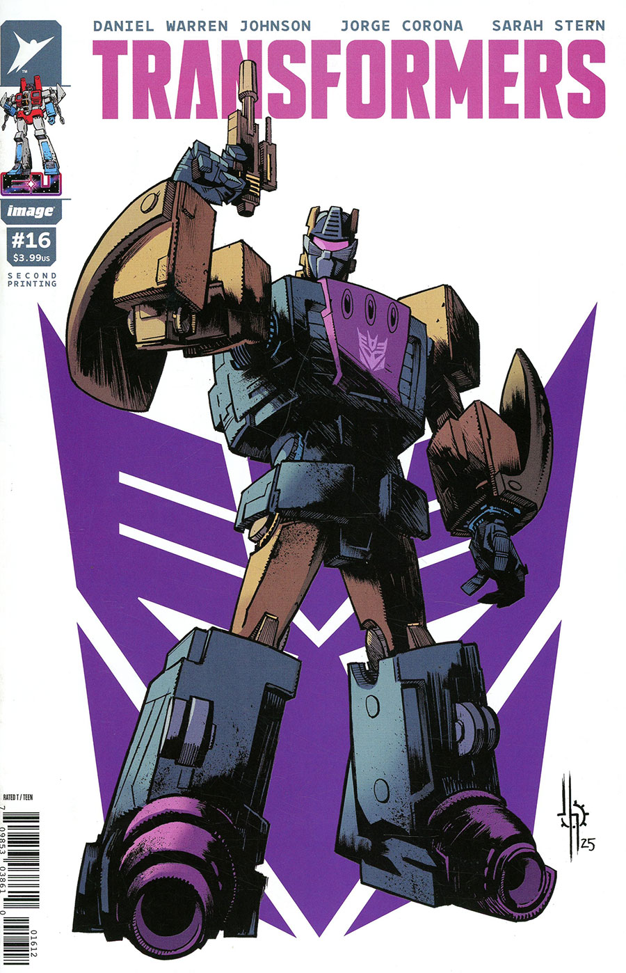 Transformers Vol 5 #16 Cover F 2nd Ptg A Jason Howard Decepticon Variant Cover