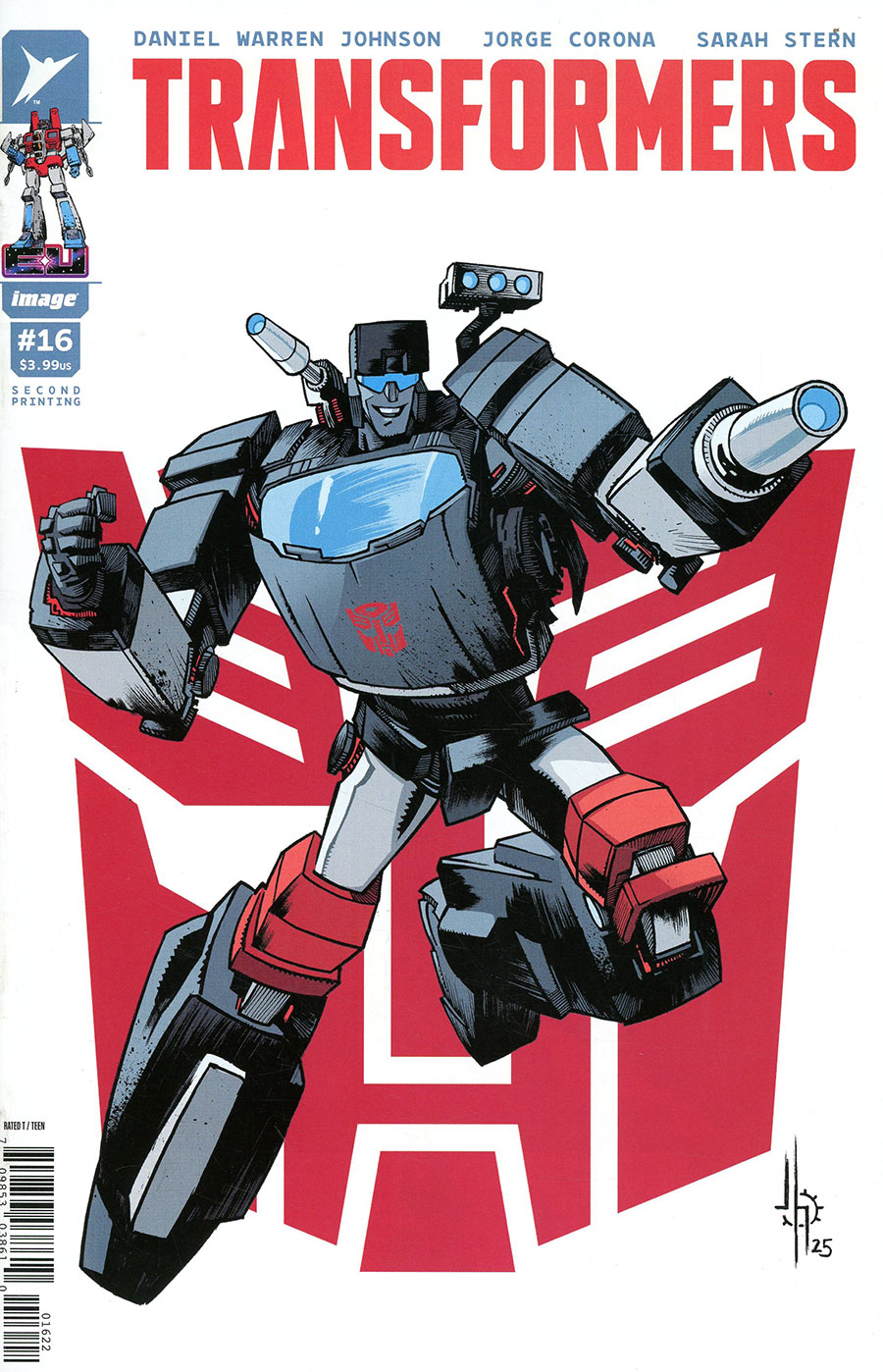 Transformers Vol 5 #16 Cover G 2nd Ptg B Jason Howard Autobot Variant Cover