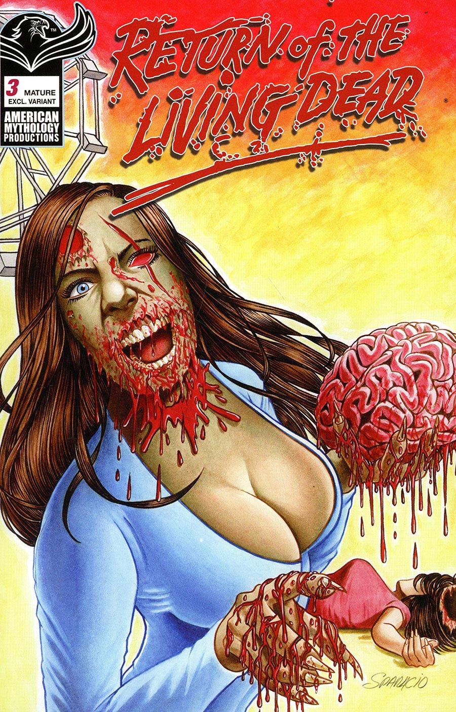 Return Of The Living Dead #3 Cover G Variant Mark Sparacio Zombie Girl Cover