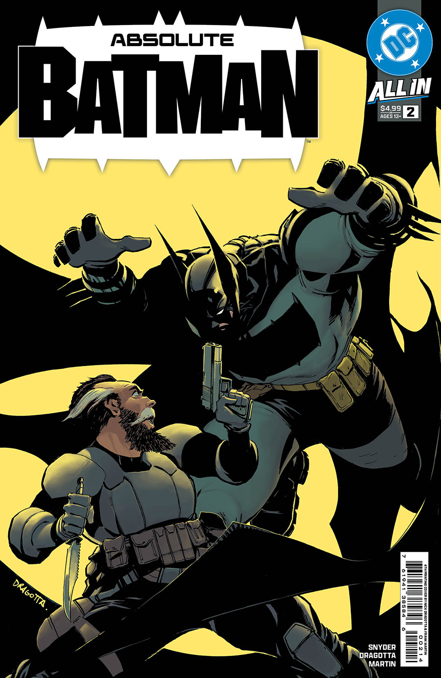 Absolute Batman #2 Cover N 4th Ptg A Nick Dragotta Logo Color Variant Cover (DC All In)