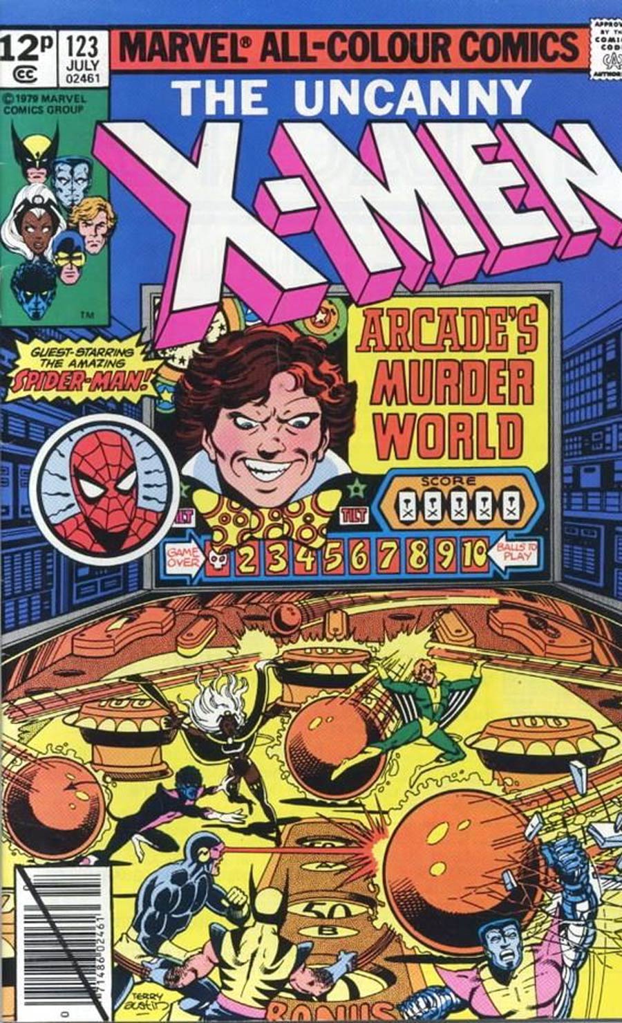 X-Men Vol 1 #123 Cover C UK Variant