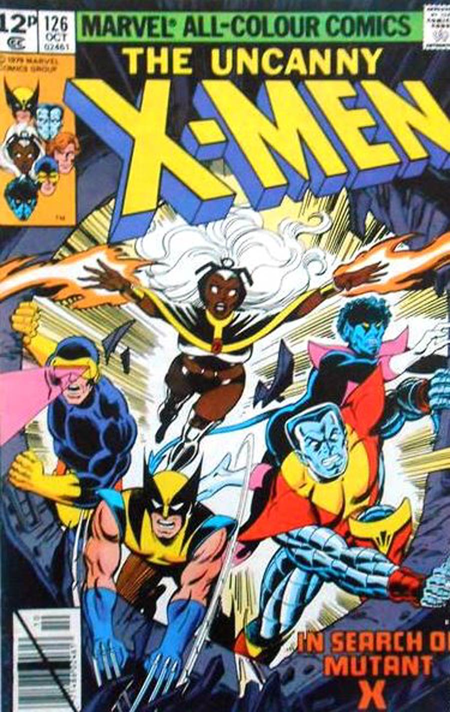 X-Men Vol 1 #126 Cover C UK Variant