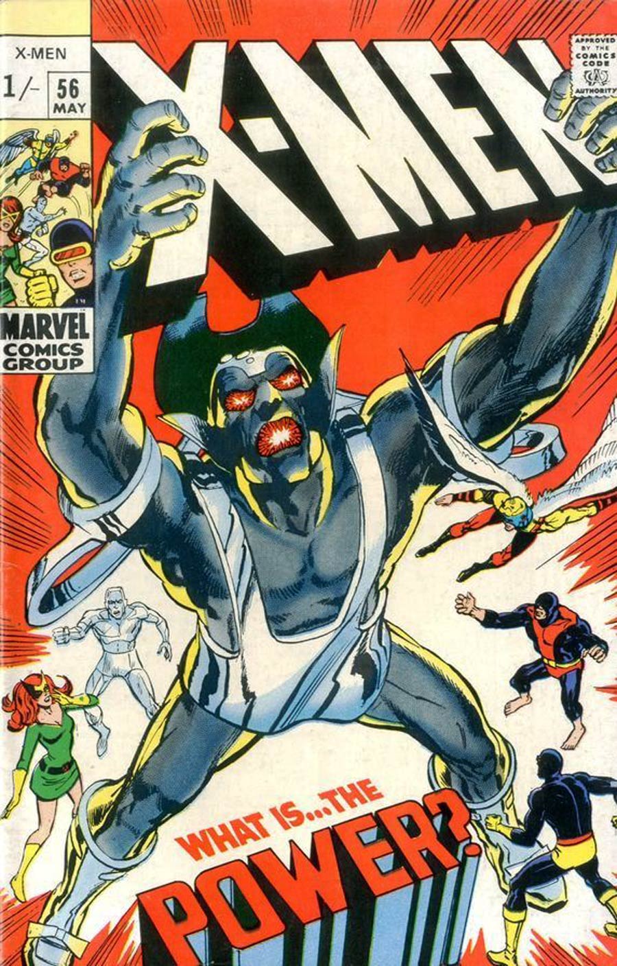 X-Men Vol 1 #56 Cover B UK Variant