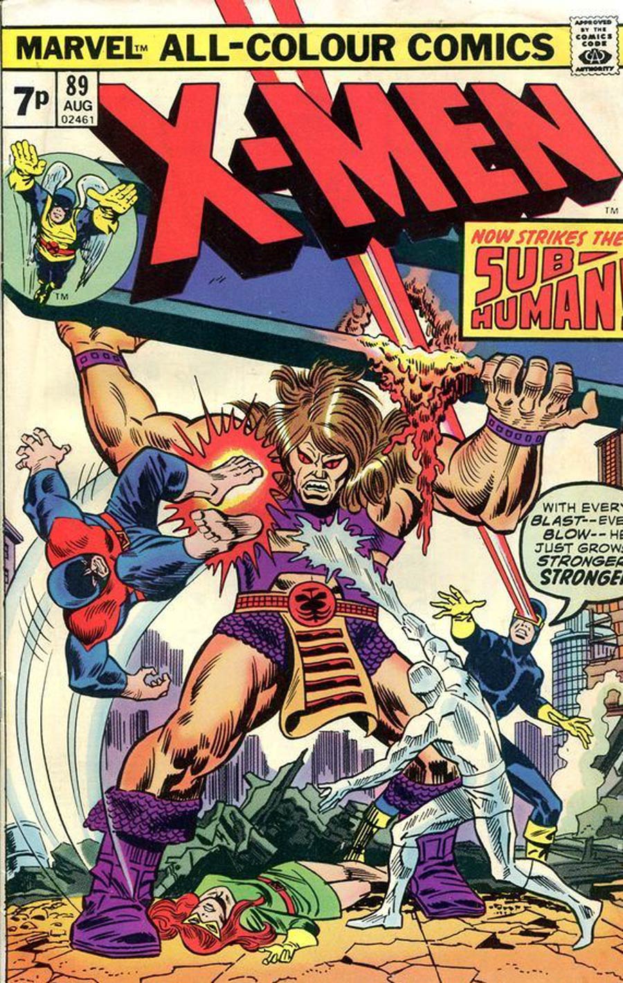 X-Men Vol 1 #89 Cover B UK Variant