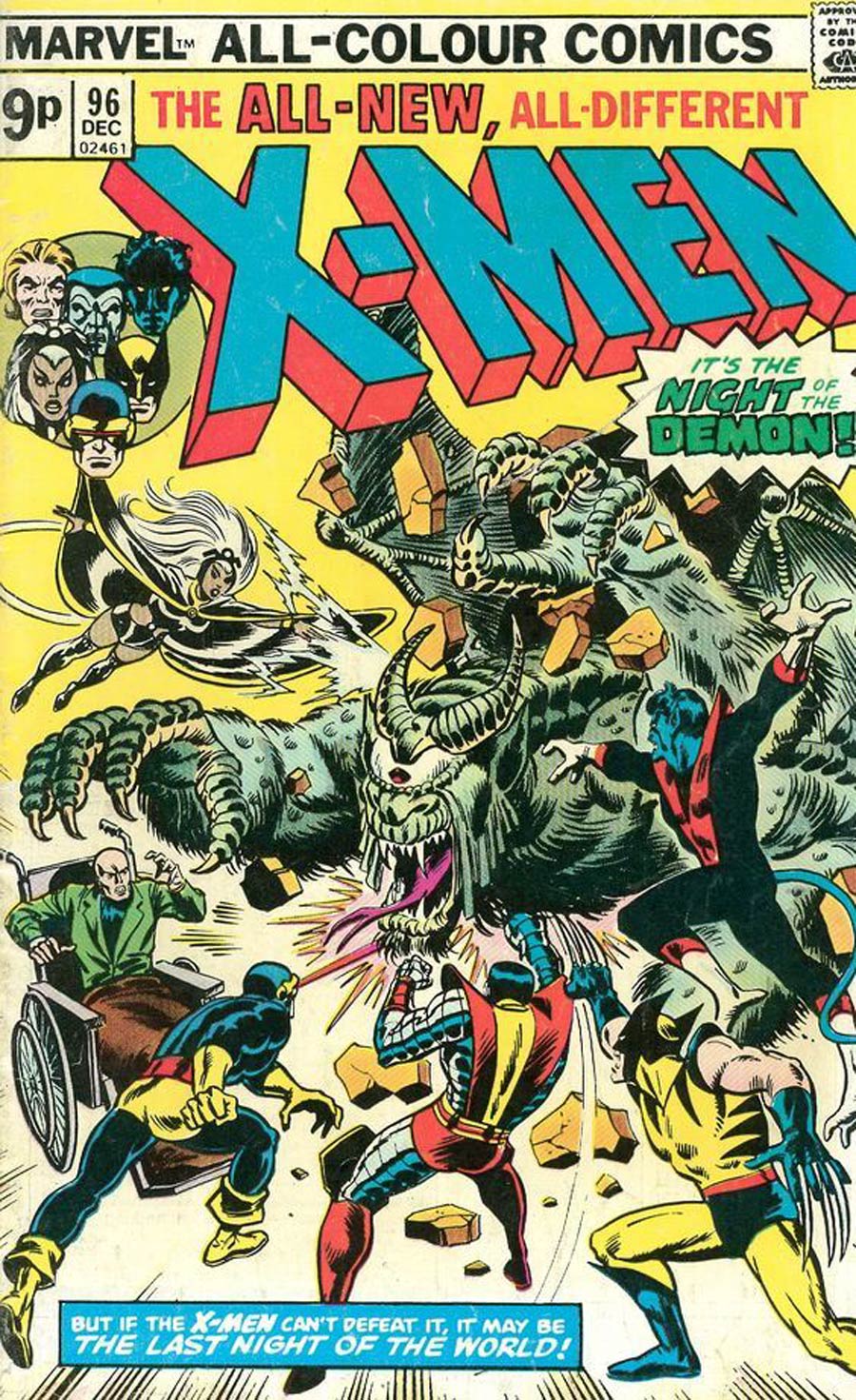 X-Men Vol 1 #96 Cover B UK Variant