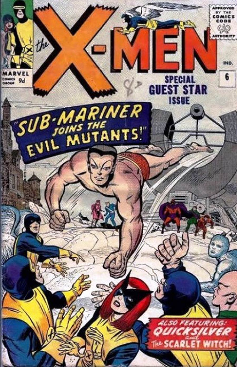 X-Men Vol 1 #6 Cover B UK Variant