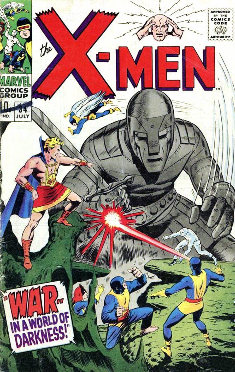 X-Men Vol 1 #34 Cover B UK Variant