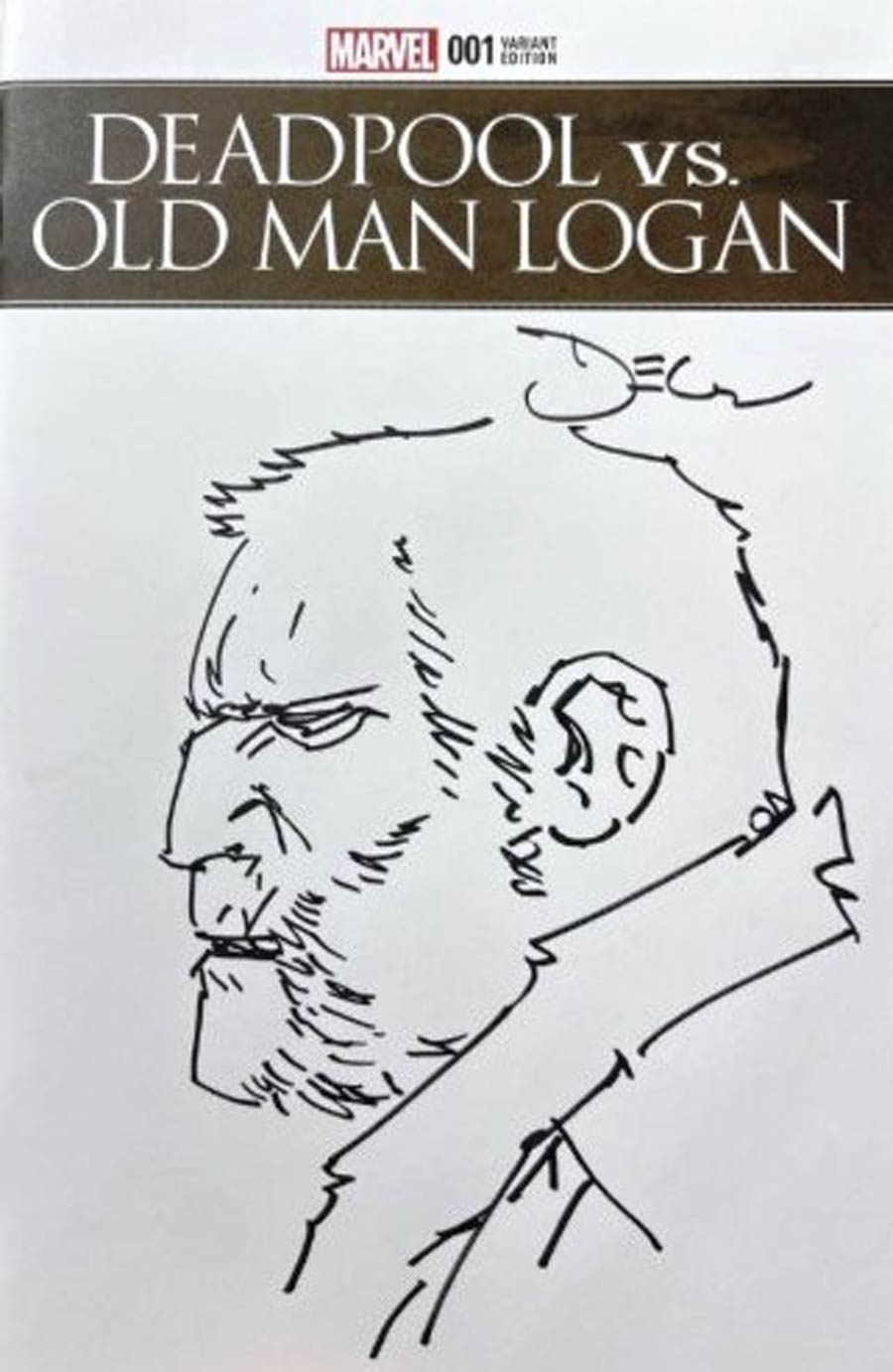 Deadpool Vs Old Man Logan #1 Cover G Signed and Remarked by Declan Shalvey (w/o CoA)